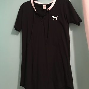 Long (dress type) sleepwear